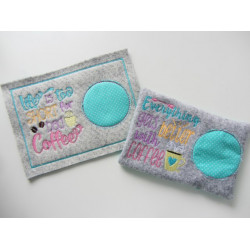 ITH - Mug Rugs - Coffee Addicted